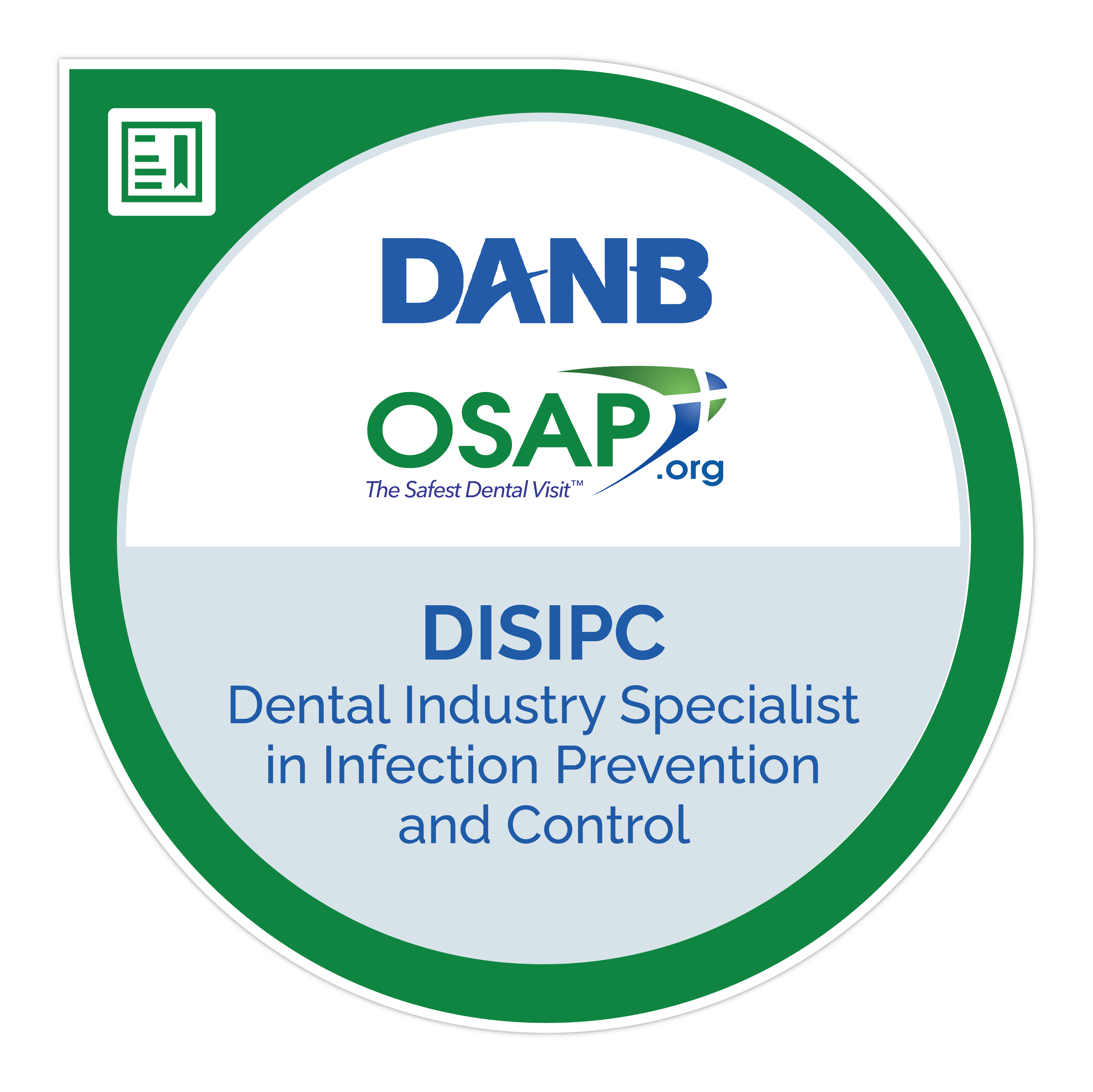 DISIPC - Dental Industry Specialist in Infection Prevention and Control